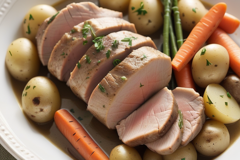 pork tenderloin with potatoes and carrots slow cooker