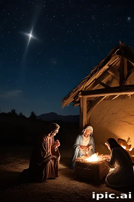 free nativity scene background images