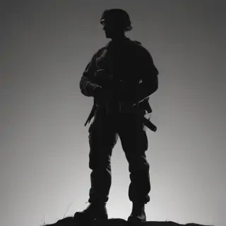 soldier silhouette png
