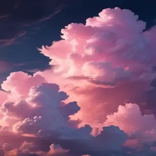 pink clouds wallpaper