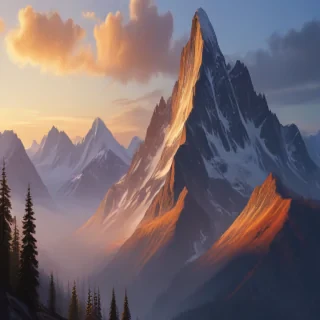mountain silhouette