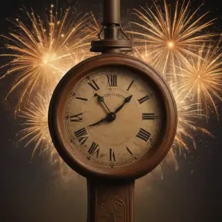 vintage new years images