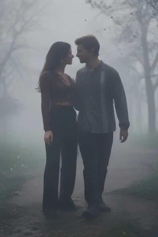 foggy background