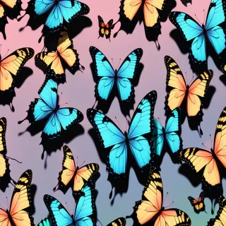 butterfly background aesthetic