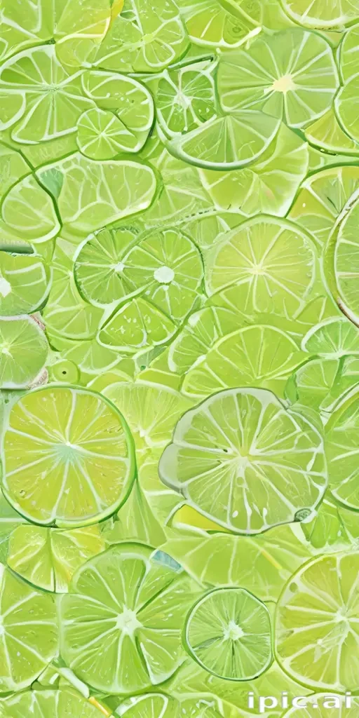 lime green background