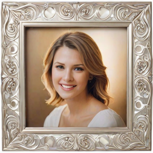 transparent photo frame