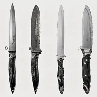 drawings of knives