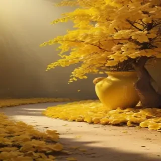 yellow aesthetic background