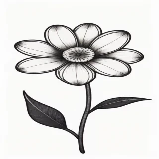 flower drawwing