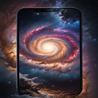 iphone galaxy background