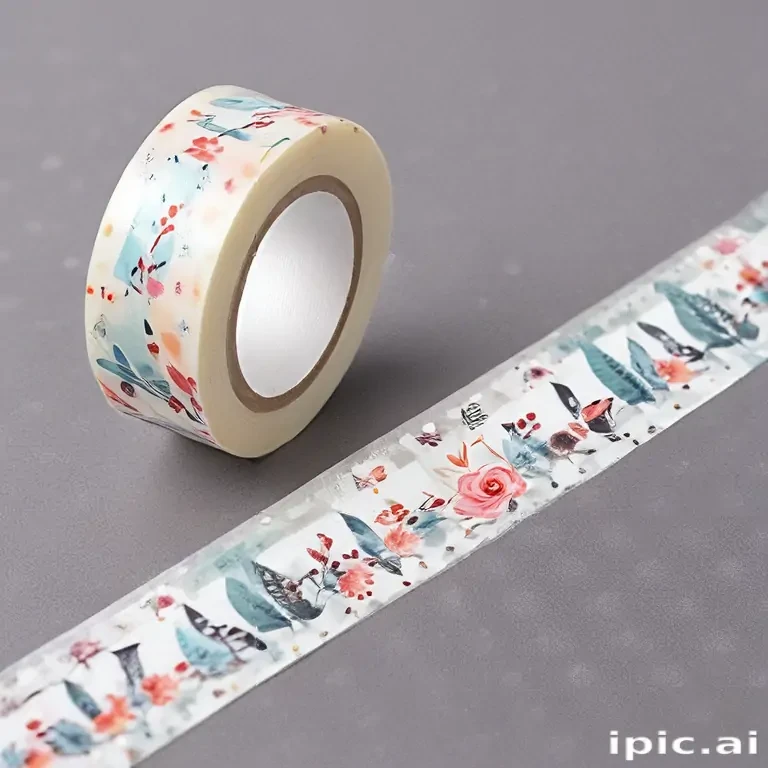 transparent washi tape png