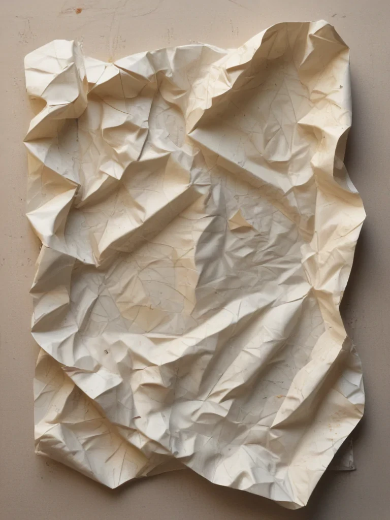 crumpled paper overlay