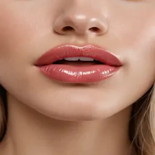 transparent lips
