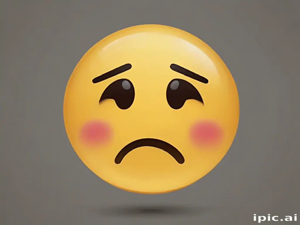 sad emoji transparent
