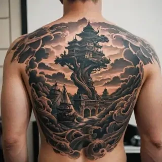 background tattoo