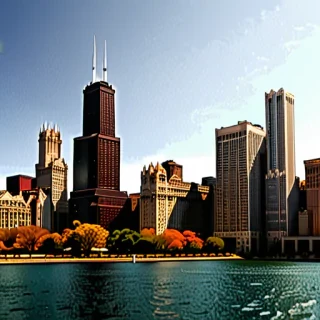 chicago skyline png