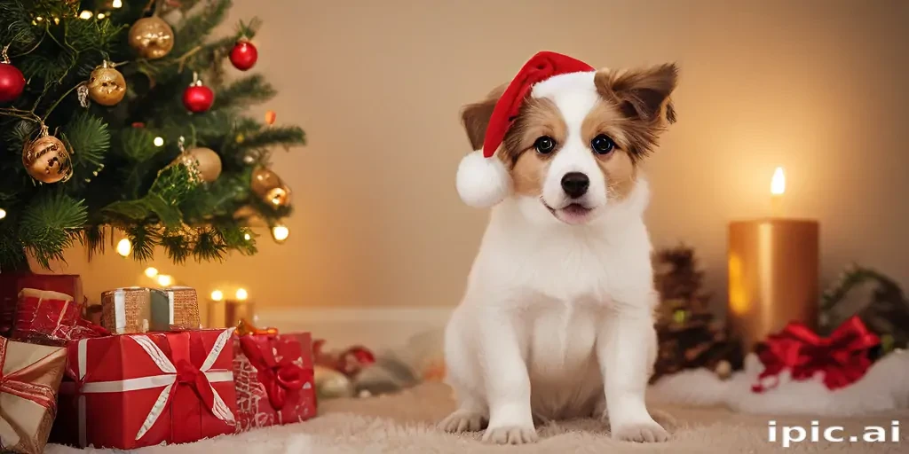 christmas dogs wallpaper