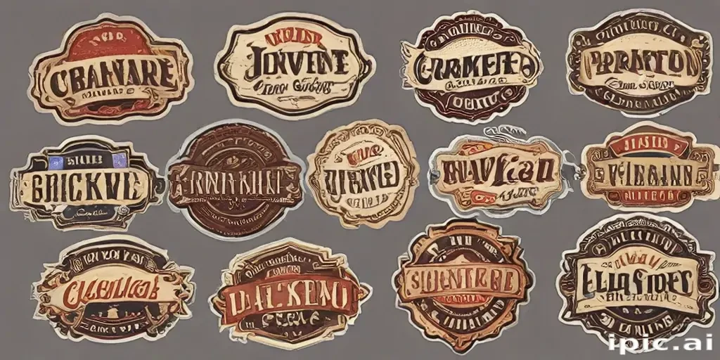 vintage stickers png