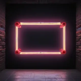 neon frame png