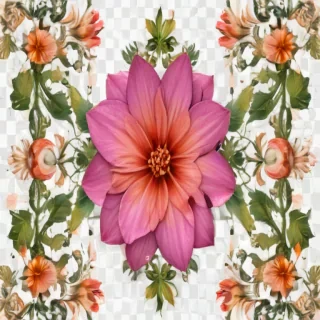 png border flower