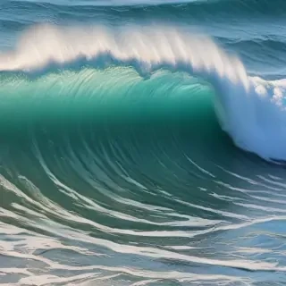waves transparent