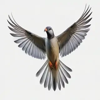 birds flying transparent background
