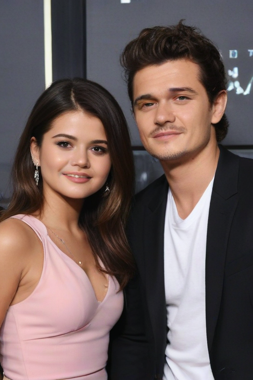 orlando bloom and selena gomez