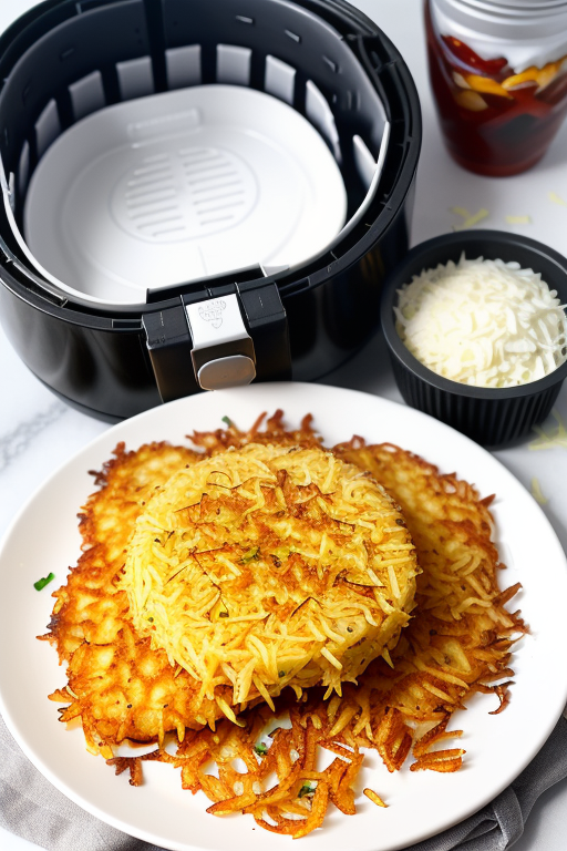 air fryer frozen hash browns shredded