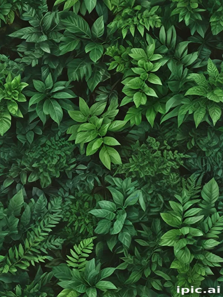 greenery background aesthetic