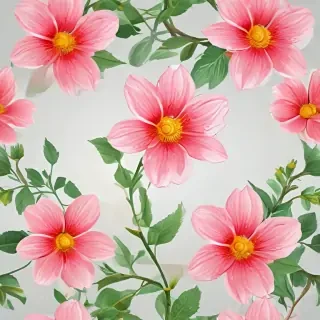 clipart flowers transparent background