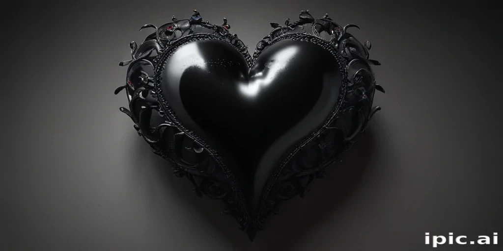 black heart pic