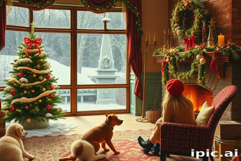 old fashioned christmas pictures