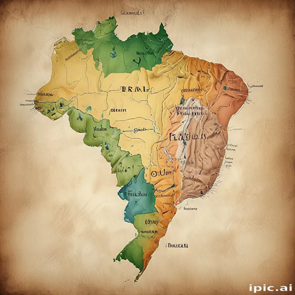 map of brazil