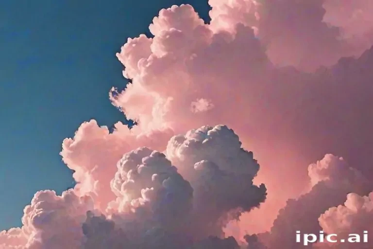 aesthetic pink clouds