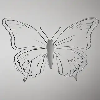 butterfly outline