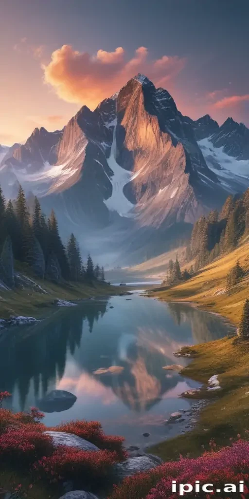aesthetic mountain wallpaper