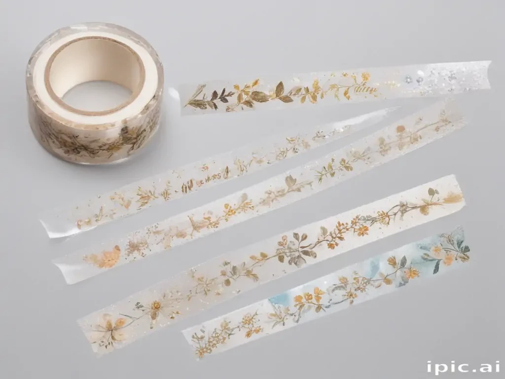 transparent washi tape png