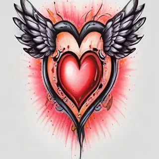 heart tattoo png