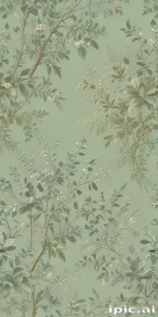 wallpaper aesthetic sage green