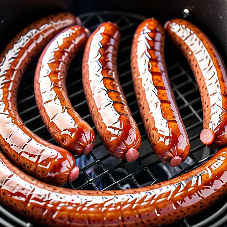 how long to cook smoked sausage in air fryer