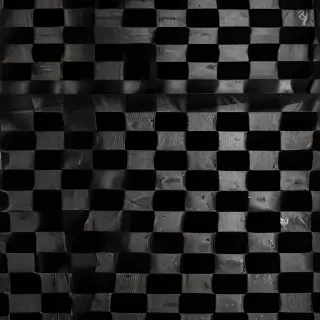 black checkered background