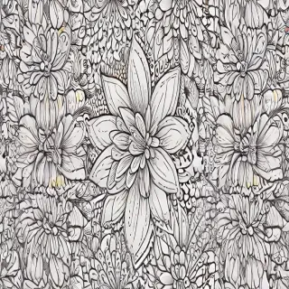 flower doodle art