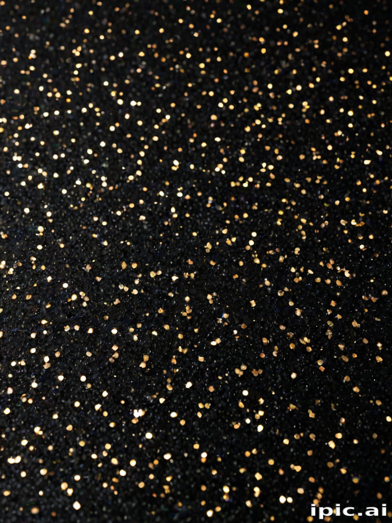 black background with glitter