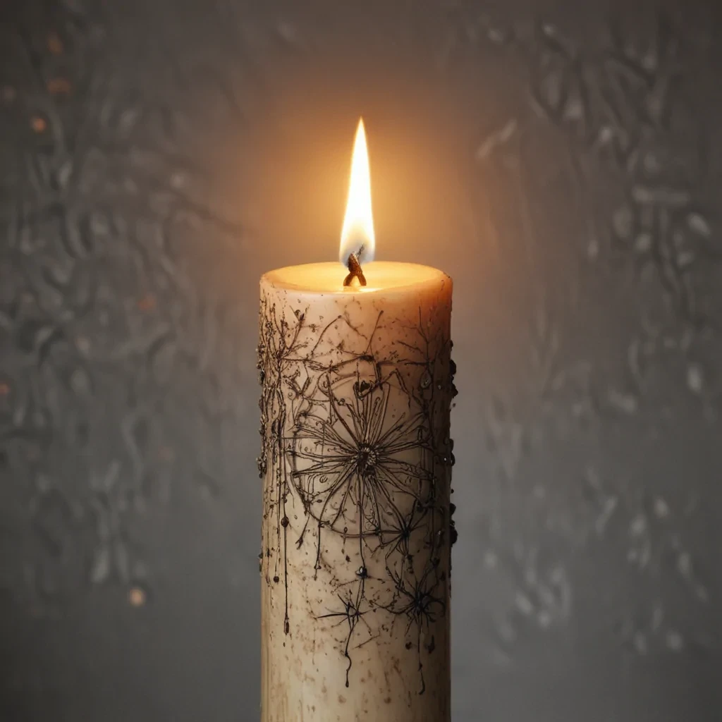 candle drawing