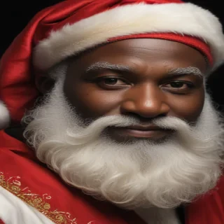 black santa png
