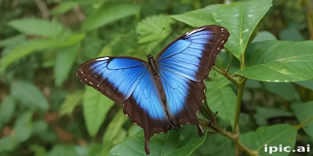 blue morpho butterfly