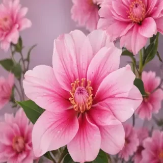 pink flower background