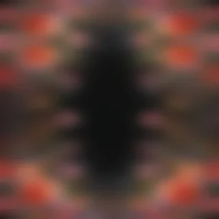 transparent floral border