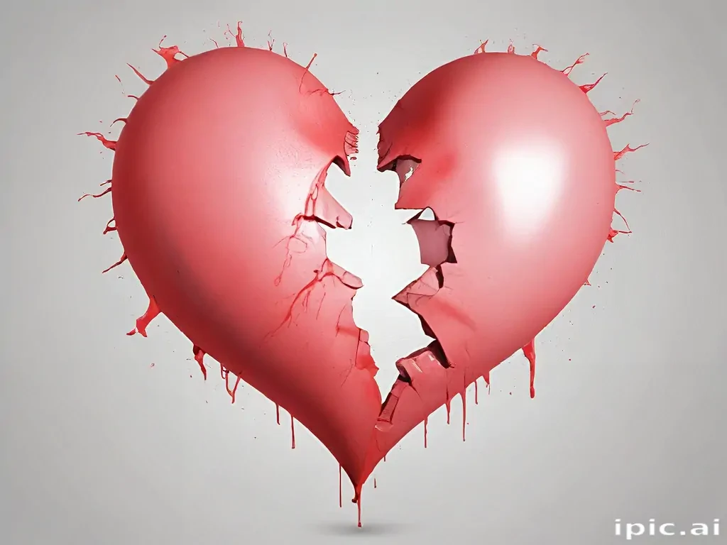 broken heart transparent