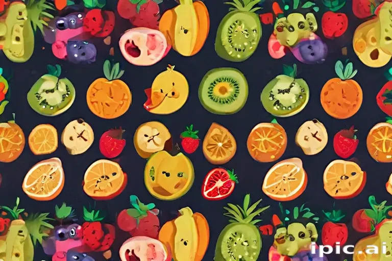 cute fruit backgrounds